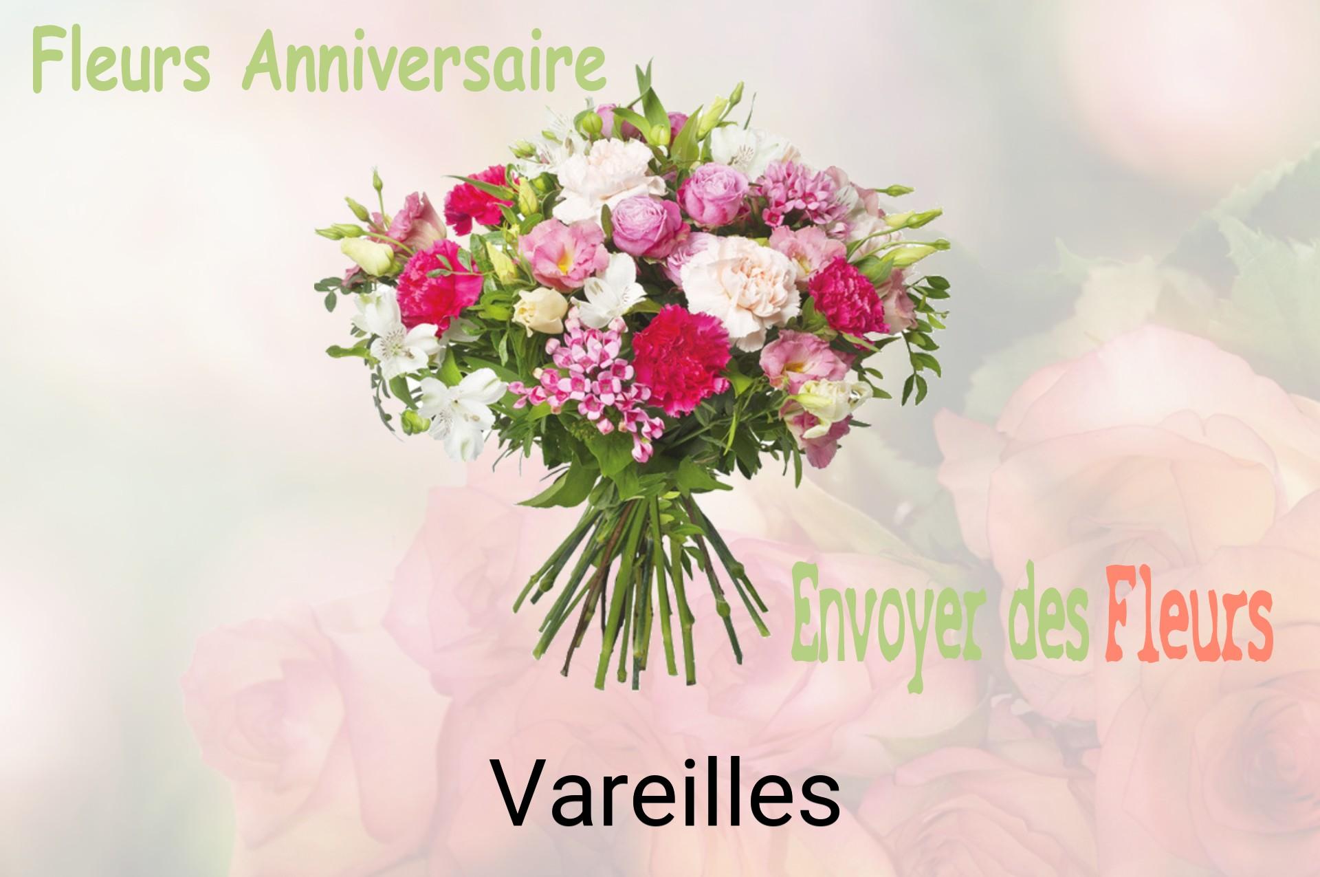 Bouquet de fleurs d’anniversaire livré à Vareilles