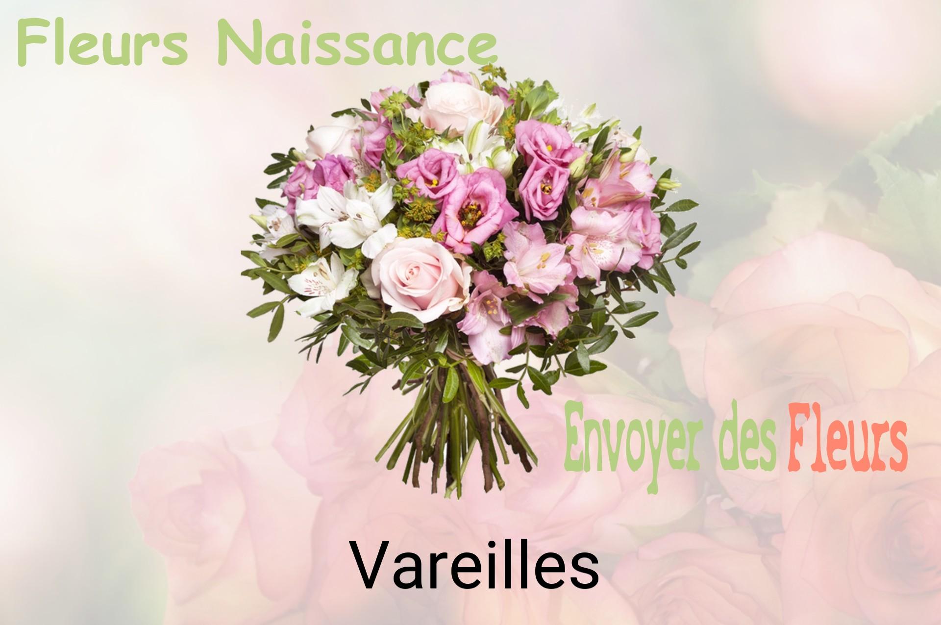 Bouquet de fleurs de naissance livré à Vareilles